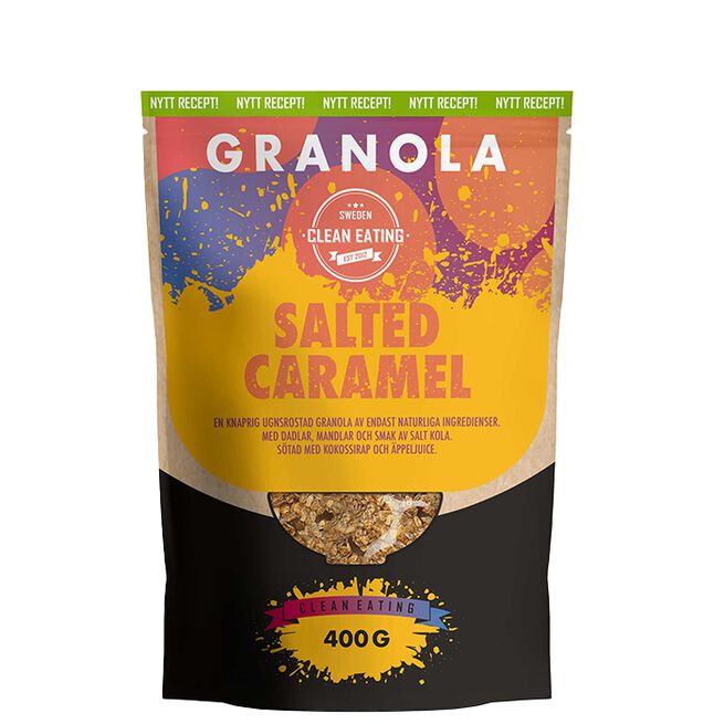 Clean Eating Granola Salted Caramel 400 g