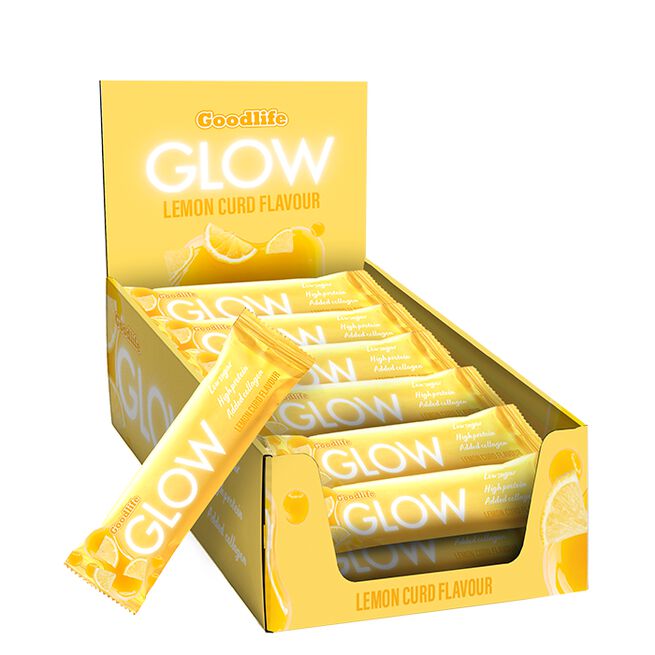 12 x Goodlife Glow bar 50 g Lemon Curd - Kort datum 